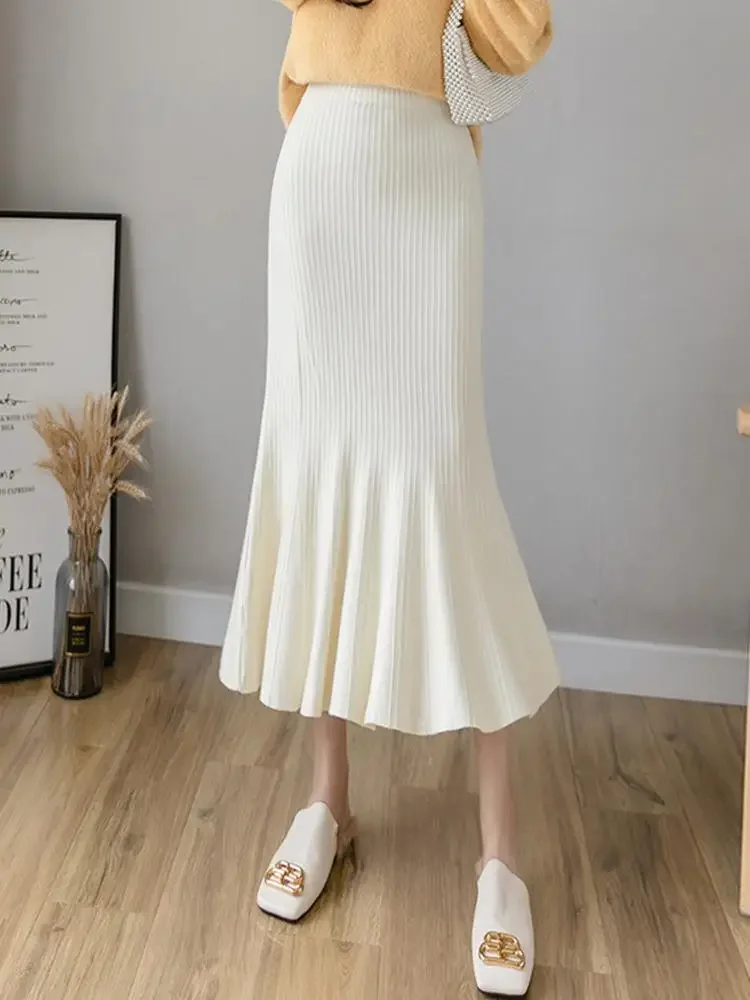 Summer Clothing Wraps - Rok Rajut Model Lilit Pinggang Tinggi