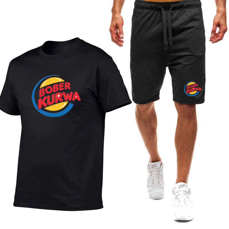 Summer Clothing Brands - Bober Kurwa, Setelan Olahraga Pria yang