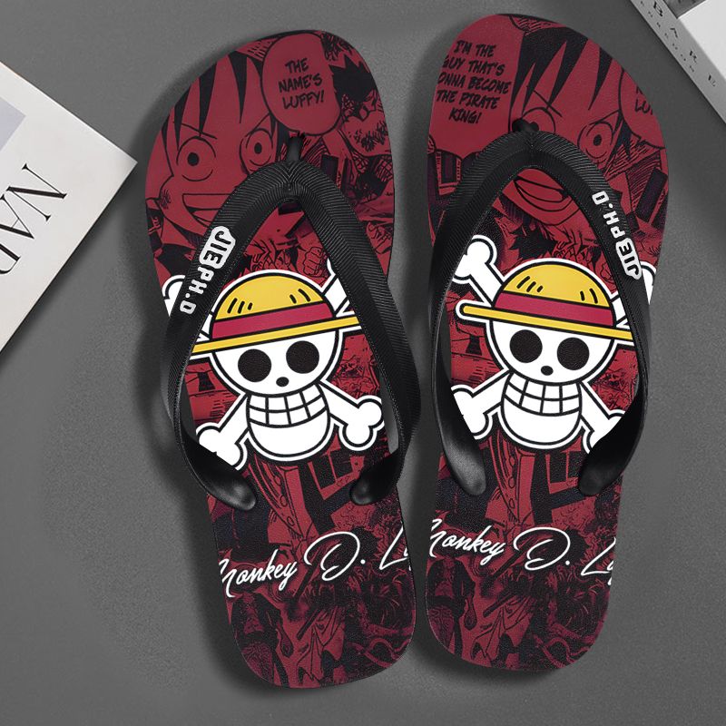 Sandal jepit anime One Piece b - Summer Clothing Wholesale ulasan dan harga