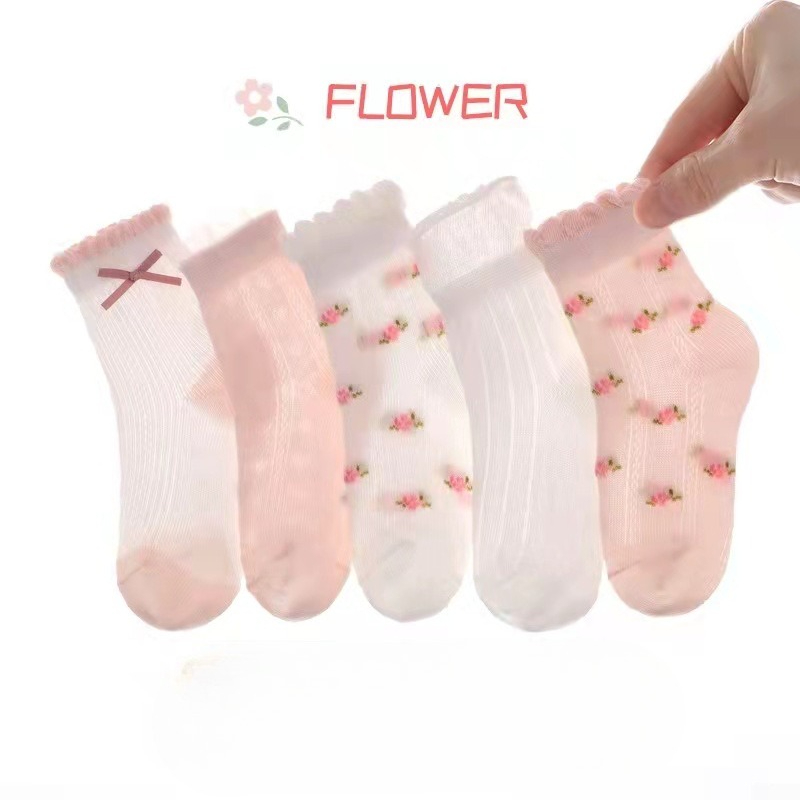 Kaus Kaki Anak Perempuan Pola  - Summer Clothing Baby Girl ulasan dan harga