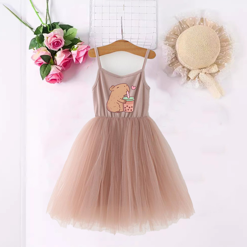 Gaun Anak Perempuan Capybara G - Summer Clothing Baby Girl ulasan dan harga